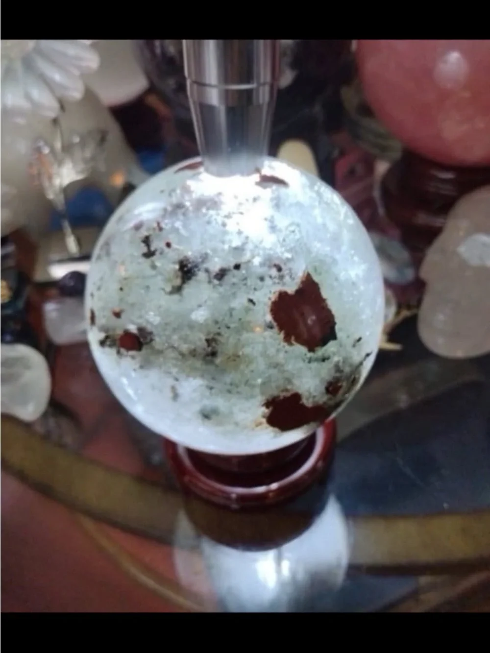 Garden Quartz Sphere 2lbs 9.2oz Gorgeous